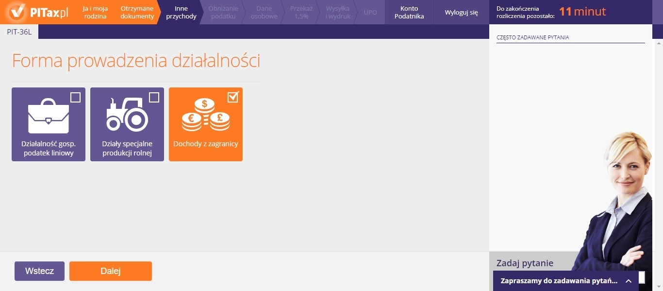 Działalność jednoosobowa na podatku liniowym